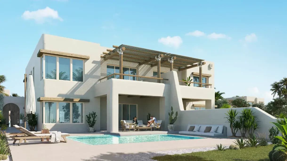 كابينة بمساحة 41.5 م² للبيع في هاسيندا ووترز بالم هيلز