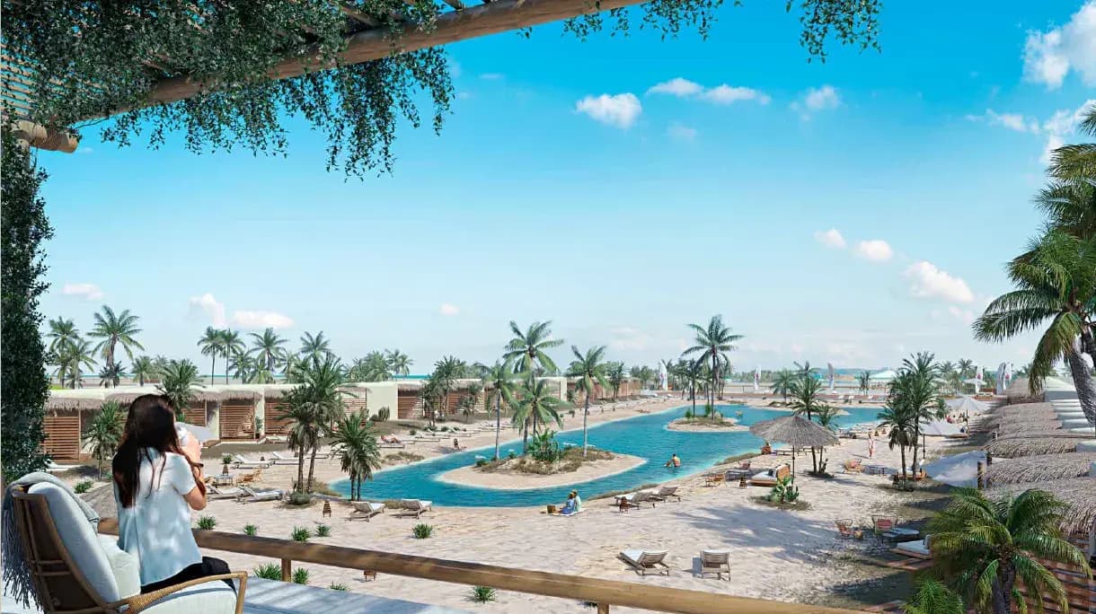 شاليه للبيع في هاسيندا ويست الساحل الشمالي بمساحة 205.02 م²