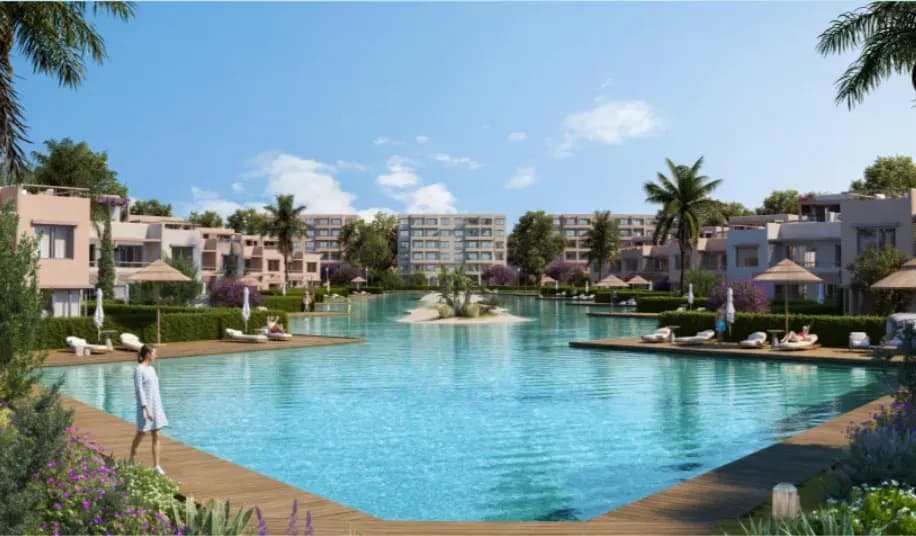 شاليه للبيع في هاسيندا بلو الساحل الشمالي بمساحة 154.5 م²