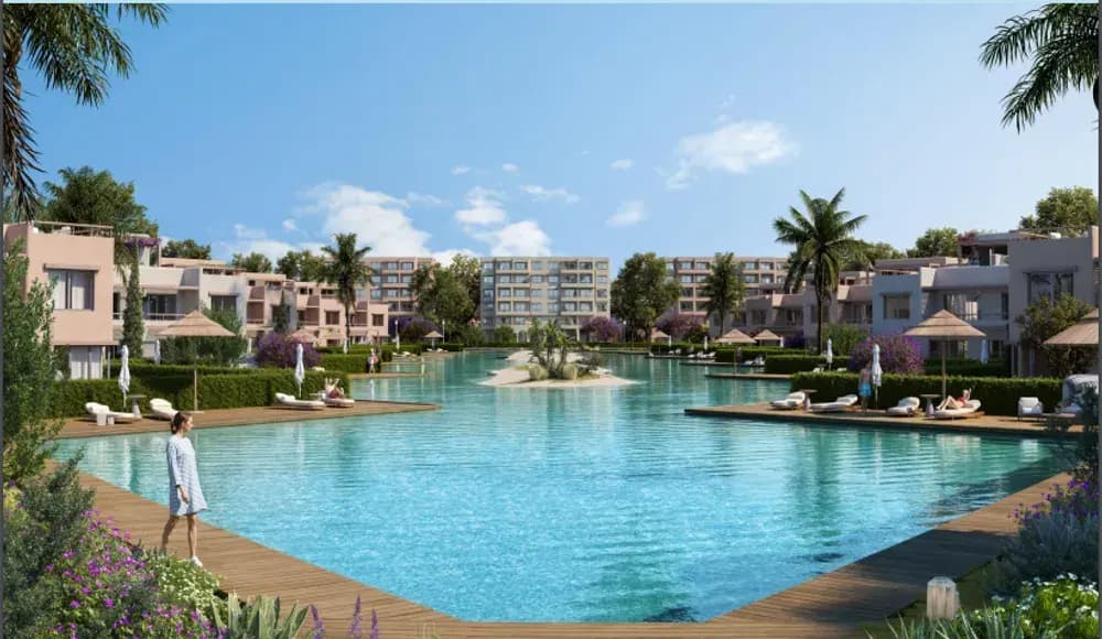 شاليه للبيع في هاسيندا بلو الساحل الشمالي بمساحة 154.5 م²